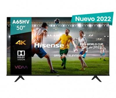 Televisor Hisense 50A65HV - 50 pulgadas, LED 4K UHD, 3840 x 2160 Pixeles, SMART VIDAA