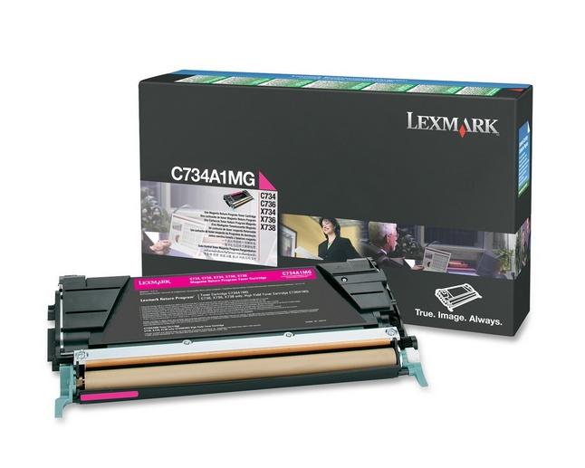 Lexmark C734A1MG tóner y cartucho láser