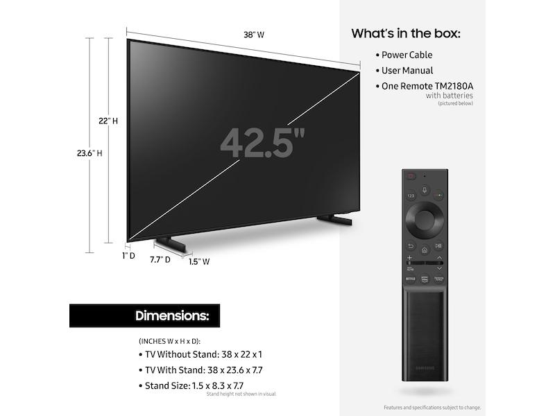 Samsung Series 8 UN43AU8000 109.2 cm (43") 4K Ultra HD Smart TV Wifi Negro