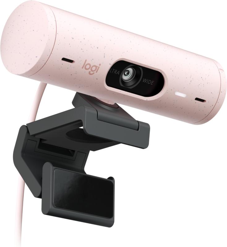 Logitech Brio 500 cámara web 4 MP 1920 x 1080 Pixeles USB-C Rosa