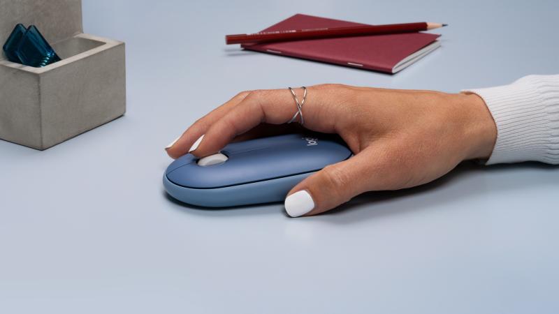 Logitech Pebble M350 ratón Ambidiestro RF inalámbrico + bluetooth Óptico 1000 DPI