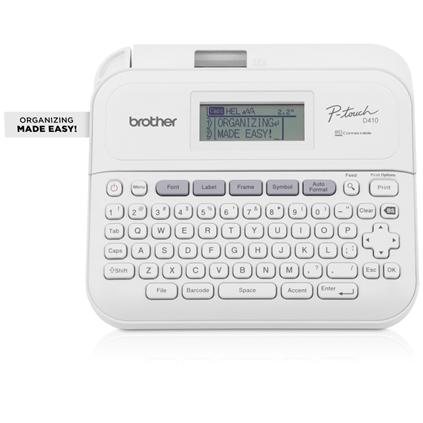 Brother PT-D410 impresora de etiquetas Transferencia térmica 180 x 180 DPI 20 mm/seg Alámbrico TZe
