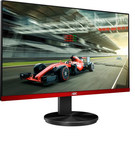 AOC G2490VX LED display 60.5 cm (23.8") 1920 x 1080 Pixeles Full HD Negro, Rojo