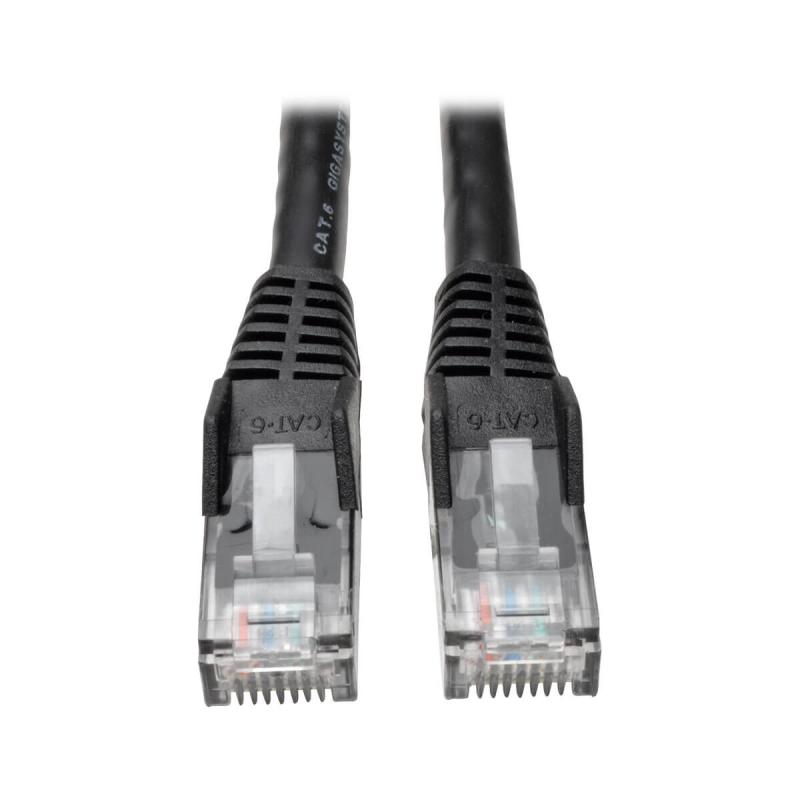 Tripp Lite N201-025-BK Cable Ethernet (UTP) Moldeado Snagless Cat6 Gigabit (RJ45 M/M), PoE, Negro, 7