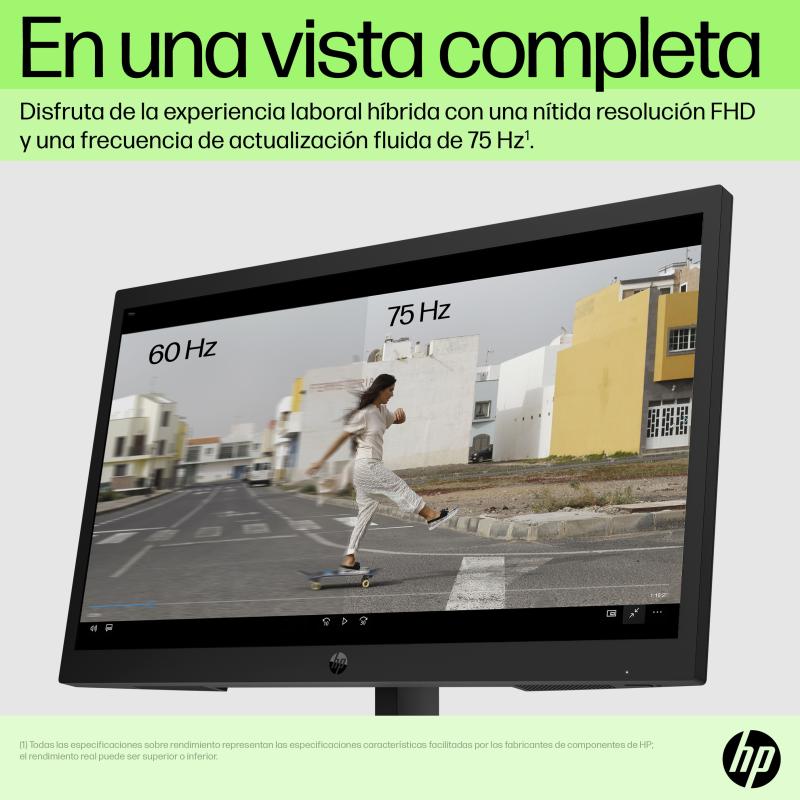 HP P22v G5 monitor de computadora 54.5 cm (21.4") 1920 x 1080 Pixeles Full HD Negro