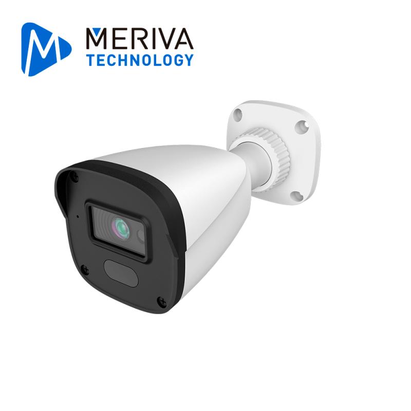 CAMARA IP BULLET MERIVA TECHNOLOGY MOB400S4L/ 4 MP LENTE FIJO 2.8 MM/ 12 VCD Y POE/ H.265/ METAL/ PL