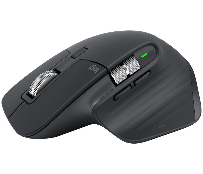 Logitech MX Master 3S ratón Diestro RF inalámbrico + bluetooth Óptico 8000 DPI