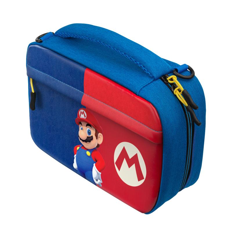 PDP Commuter: Power Pose Mario Estuche rígido Nintendo Azul, Rojo