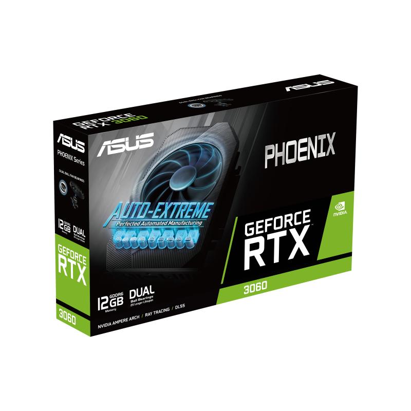 ASUS Phoenix PH-RTX3060-12G-V2 NVIDIA GeForce RTX 3060 12 GB GDDR6