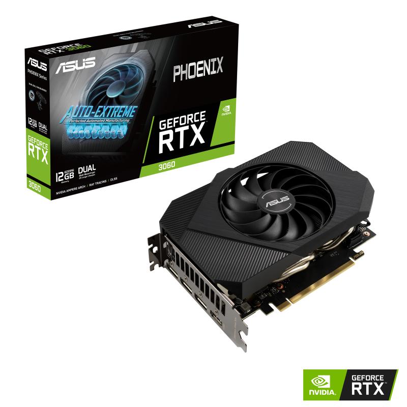 ASUS Phoenix PH-RTX3060-12G-V2 NVIDIA GeForce RTX 3060 12 GB GDDR6
