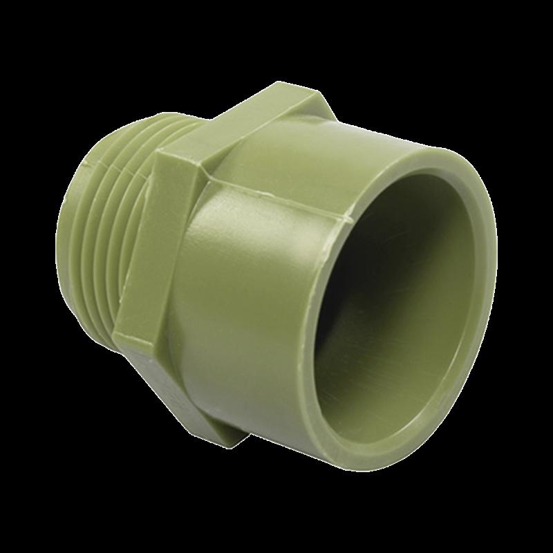 Conector para Tubería PVC Conduit Pesado de 1 1/2\" (38 mm). ATUP-112-CON