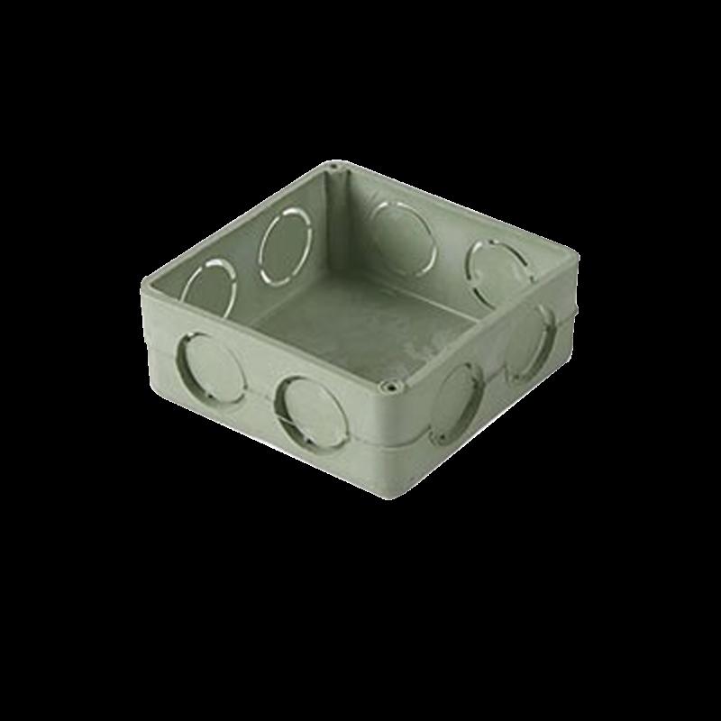 Caja Cuadrada de 1/2\"  para Instalaciones de PVC Conduit Pesado. ATUP-12-CA