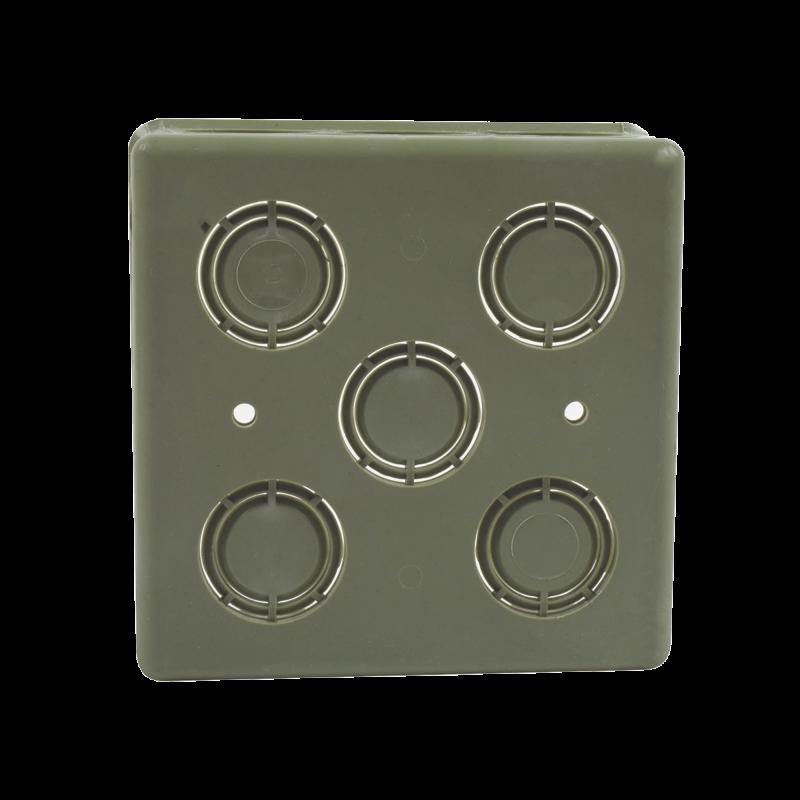 Caja Cuadrada  de 1/2\" - 3/4\" para PVC Conduti Pesado. ATUP34CA