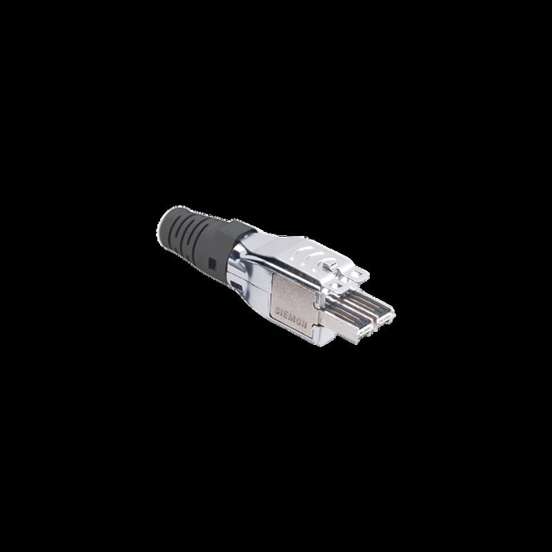 Plug TERA de 4 pares, Compatible con cable solido de 0.64 - 0.55mm (22 - 23 AWG)  S/FTP y F/FTP, Col