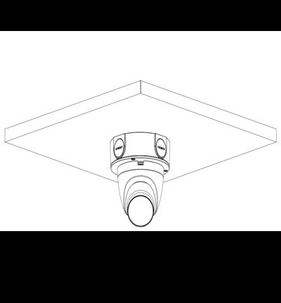 DAHUA HAC-HDW1239TLQN-A-LED - Camara Domo de 2 Megapixeles/ Full Color/ Lente de 2.8 mm/ 107 Grados 