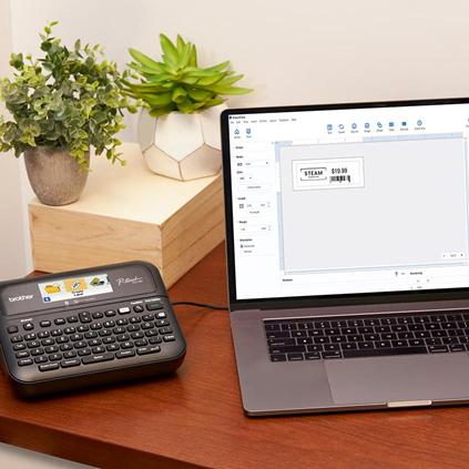 Brother PTD610BT impresora de etiquetas Transferencia térmica 180 x 360 DPI 30 mm/seg Inalámbrico 
