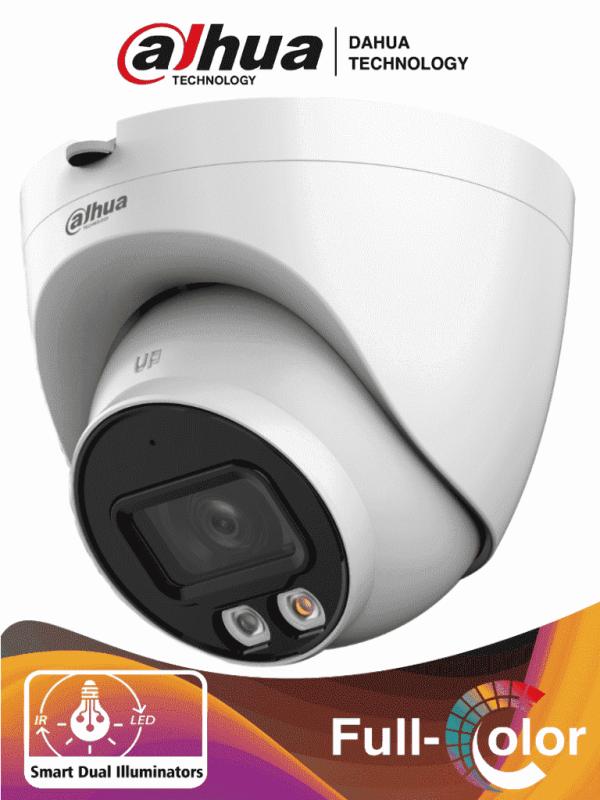 DAHUA IPC-HDW2449T-S-IL - Camara Domo IP de 4 Megapixeles/ Con Iluminador Dual Inteligente+Full Colo