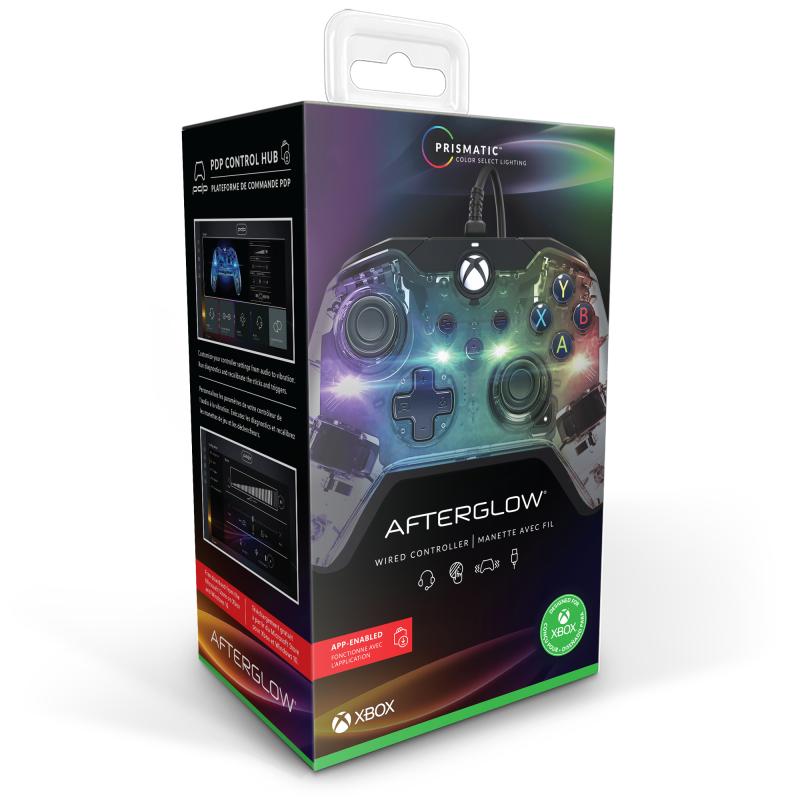 PDP Afterglow Negro, Azul, Transparente USB Gamepad Analógico/Digital Xbox One, Xbox Series S, Xbox