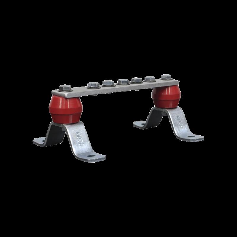 Barra de Unión de Aluminio de 5 Contactos 1-1/2\" x 8\" x 1/4\" (38.1 x 203.2 x 6.35 mm) TG-BPS-152