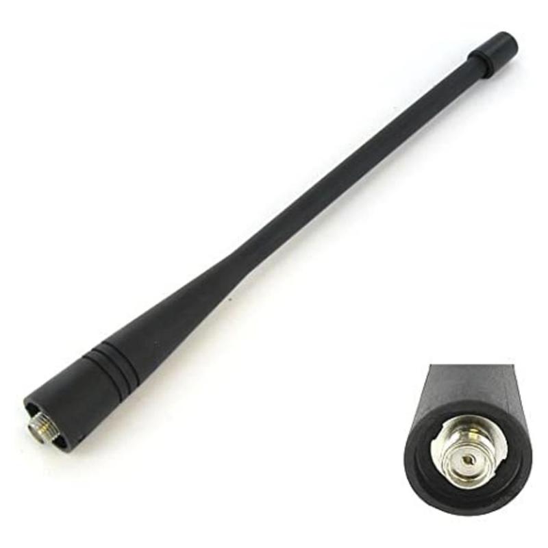 Antena UHF Helicoidal, 450-512 MHz. Versión Mejorada, conector SMA Hembra, Para Radios TK-3402, NX-