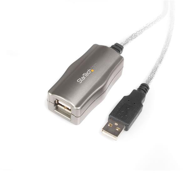 StarTech.com Cable de 4.5m Extensor Activo USB 2.0 - Macho a Hembra USB A