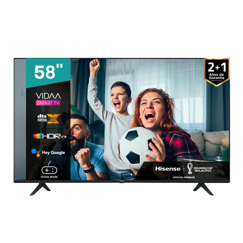 Hisense 58A6HV Televisor 147.3 cm (58") 4K Ultra HD Smart TV Wifi Negro