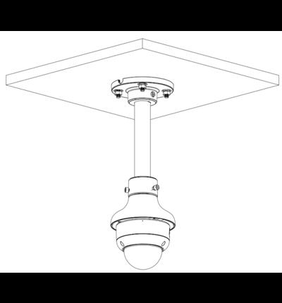 DAHUA IPC-HDBW3441E-AS-S2 - Camara IP Domo Antivandalica de 4 Megapixeles con IA/ WizSense/ Lente de