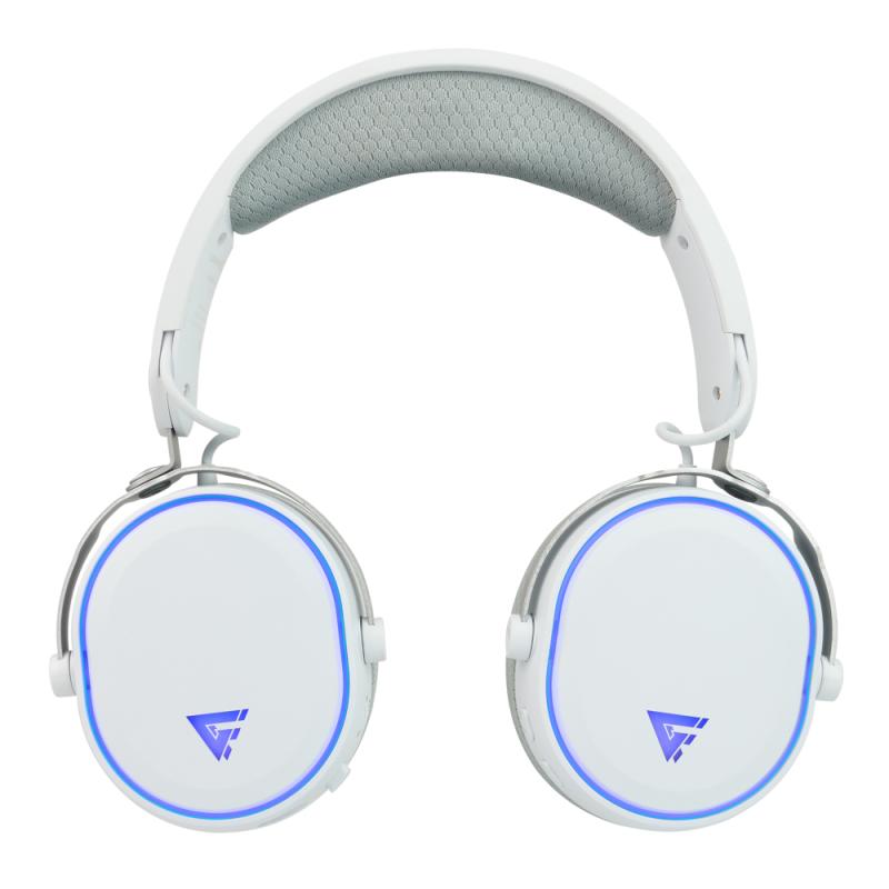 Game Factor HSB600 Auriculares Inalámbrico y alámbrico Diadema Juego Bluetooth Blanco