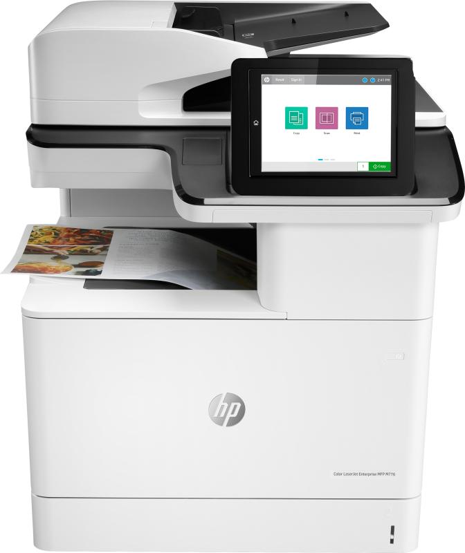 HP Color LaserJet Enterprise Impresora multifunción M776dn, Imprima, copie, escanee y envíe fax op