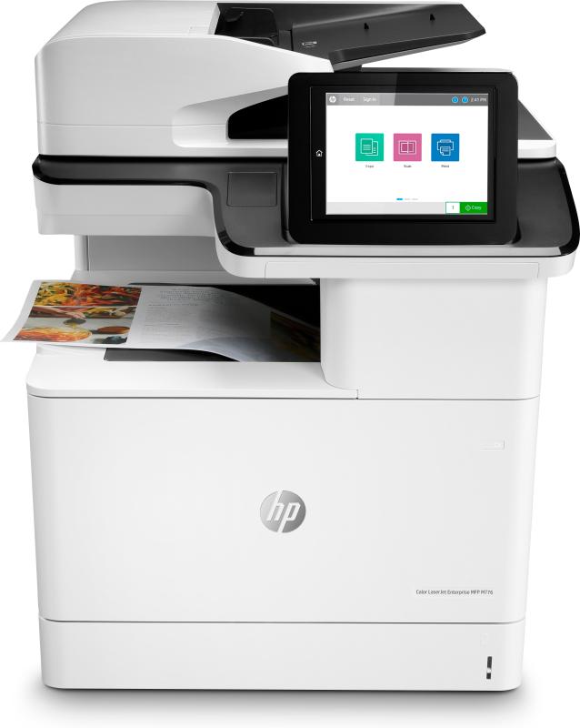 HP Color LaserJet Enterprise Impresora multifunción M776dn, Imprima, copie, escanee y envíe fax op