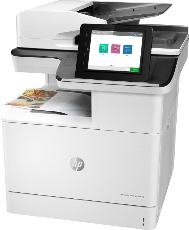 HP Color LaserJet Enterprise Impresora multifunción M776dn, Imprima, copie, escanee y envíe fax op