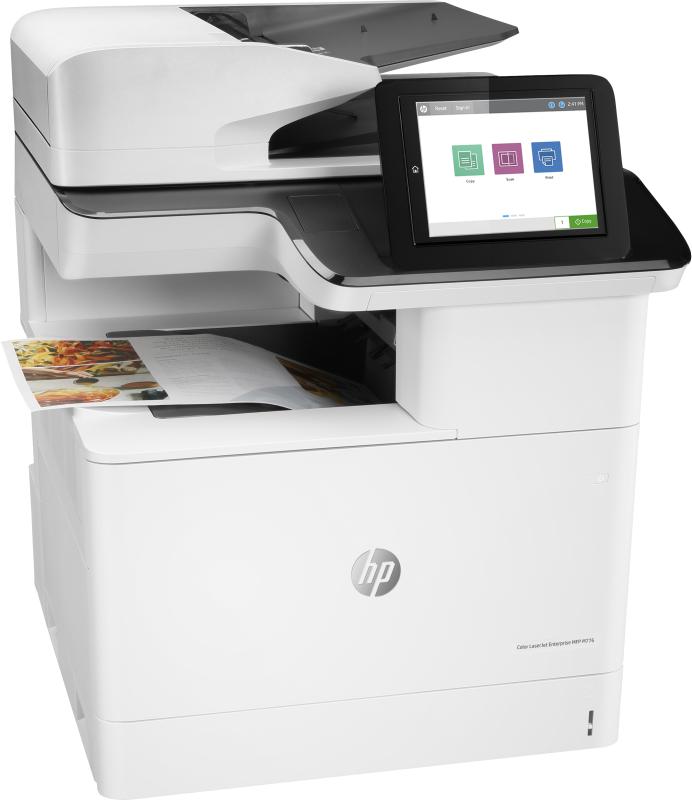 HP Color LaserJet Enterprise Impresora multifunción M776dn, Imprima, copie, escanee y envíe fax op
