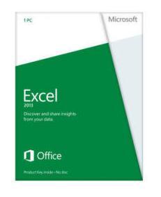 Microsoft Excel 2013 32/64-Bit, 1 DVD, ES