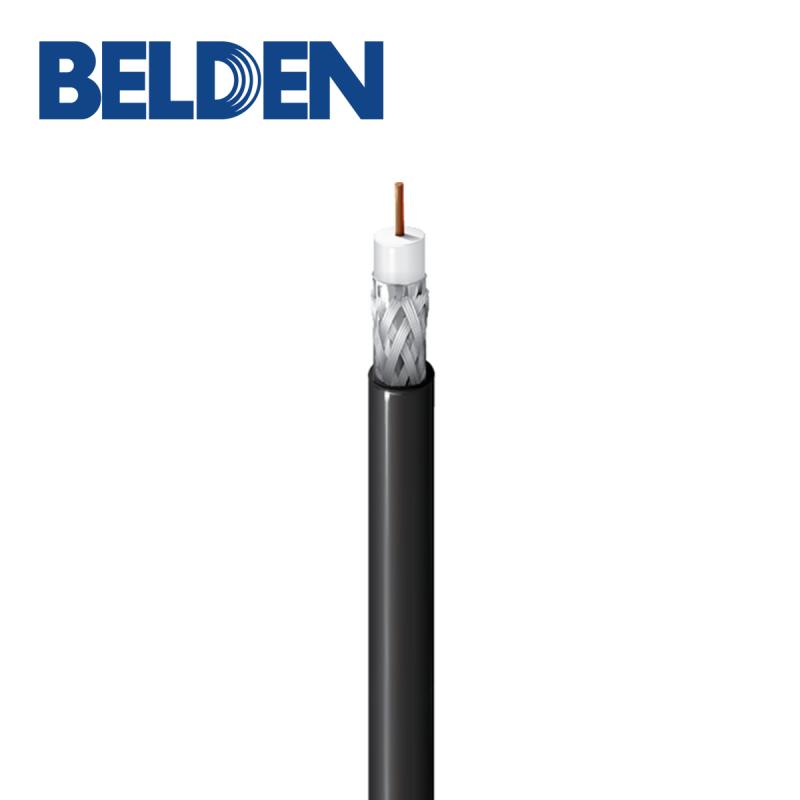 CABLE COAXIAL BELDEN 1829AC 0101000 RG6 IDEAL PAR APLICACIONES DE CATV DBS OTA BLINDAJE AL 60% TRENZ