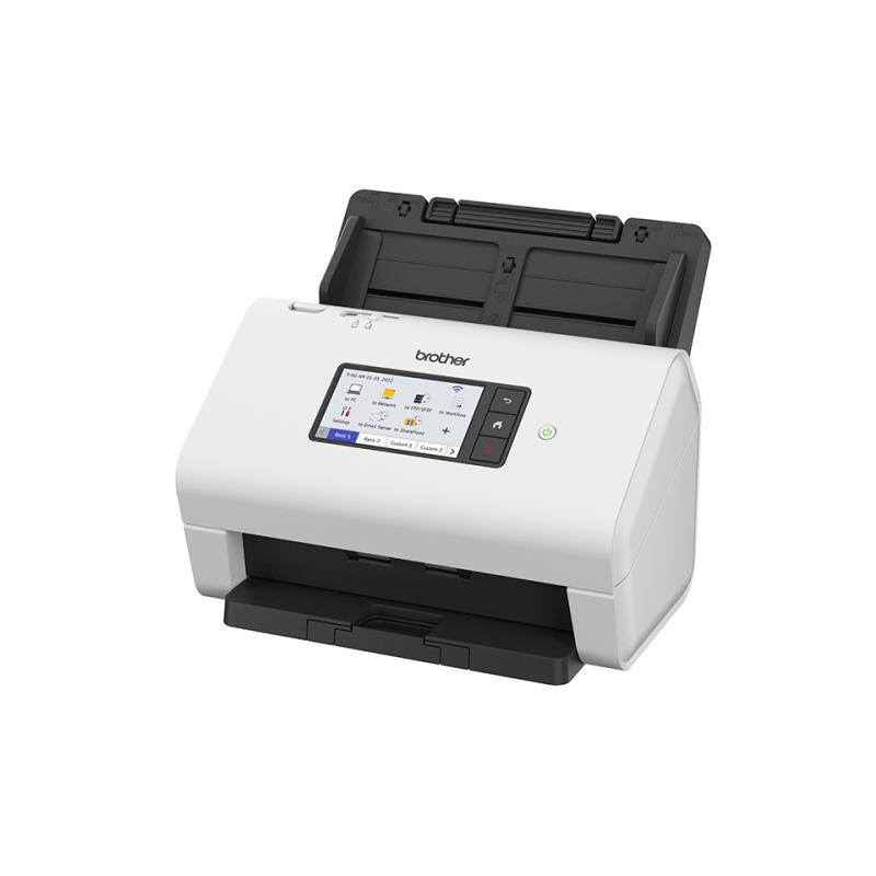 Brother ADS-4900W escáner ADF + Escáner de alimentación de hojas 600 x 600 DPI A4 Negro, Blanco
