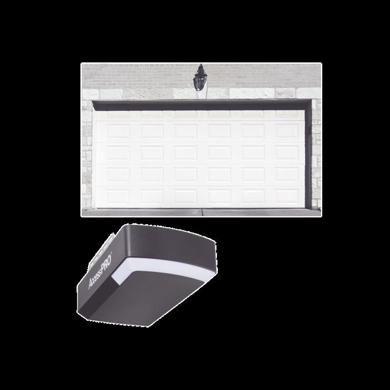 KIT COMPLETO Puerta GARAGE188SC / Cuadro Corto / Color blanco / Insulada / Incluye Motor FS1000APP /