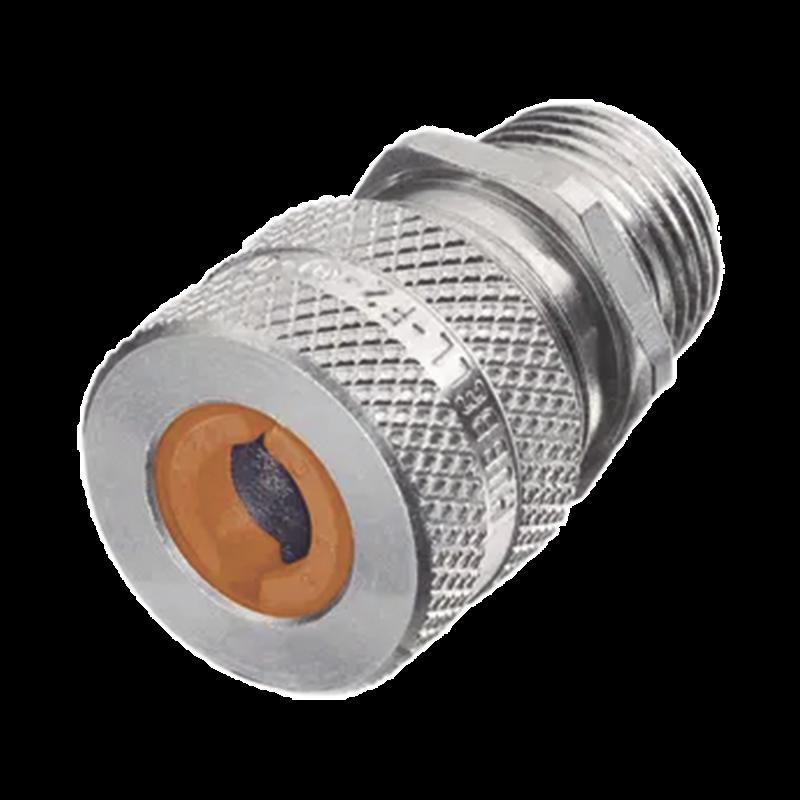 Conector de cable, de aluminio macho recto, .13 - .19\" (3.2 - 4.7 mm), 3/4\". HUB-SHC-1030