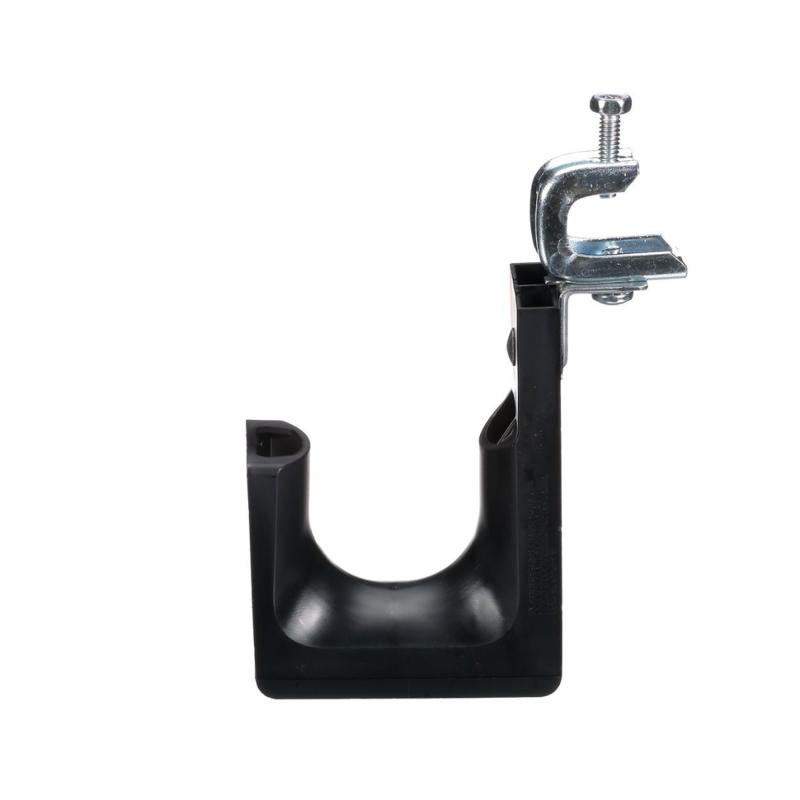 Sujetador tipo J (J-Hook), Con Abrazadera de Tornillo para Montaje, Hasta 46 Cables Cat6, Nylon 6.6,