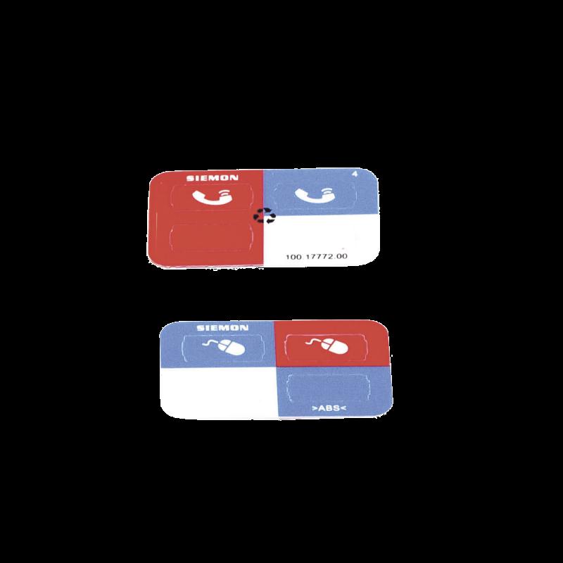 Icono UltraMax para identificación de Jacks, Color Azul, Bolsa con 100 Piezas Z-ICON-06B