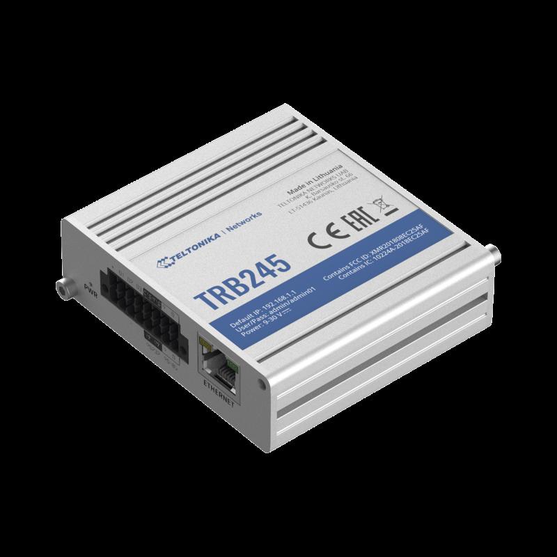 Gateway Industrial LTE M2M (Cat 4), puertos Serial RS232/RS485 TRB245
