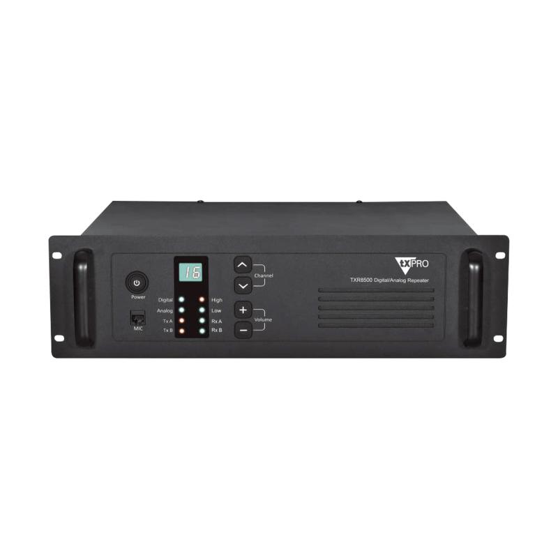 Repetidor UHF 400-450 MHz, 50W, protocolo DMR para doble llamada TXR8500U