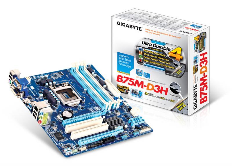 Gigabyte GA-B75M-D3H Rev. 1.0