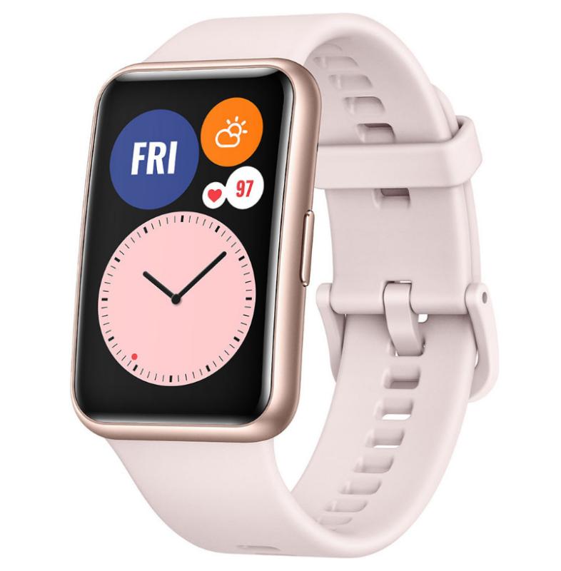 Huawei WATCH Fit 4.17 cm (1.64") AMOLED 30 mm Digital 280 x 456 Pixeles Pantalla táctil Rosa GPS (s