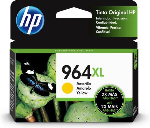 HP Cartucho original de tinta de alto rendimiento 964XL amarillo