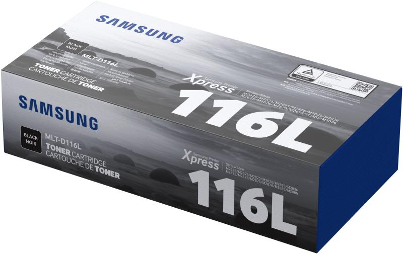 Samsung Cartucho de tóner MLT-D116L de alta capacidad negro