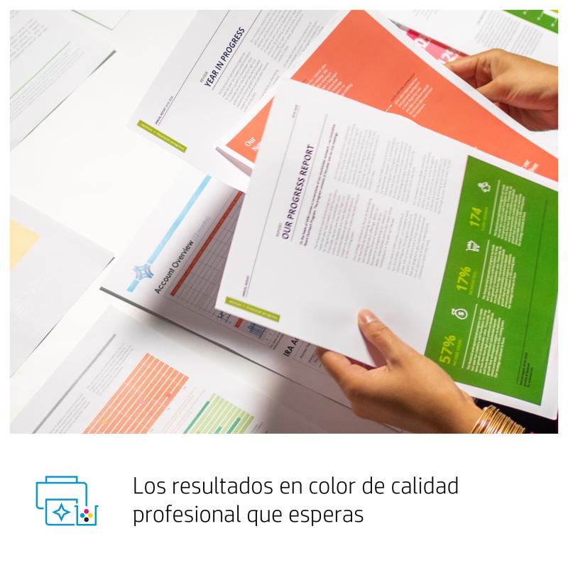 HP Color LaserJet Pro MFP M283fdw, Imprime, copia, escanea, envía fax, Impresión desde USB frontal