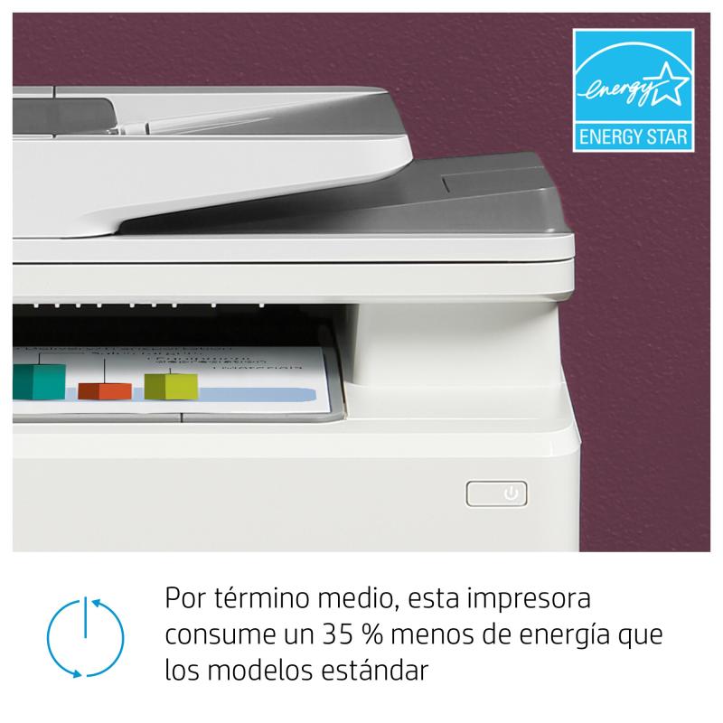 HP Color LaserJet Pro MFP M283fdw, Imprime, copia, escanea, envía fax, Impresión desde USB frontal