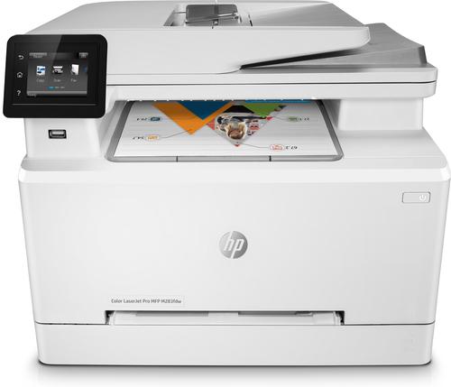 HP Color LaserJet Pro MFP M283fdw, Imprime, copia, escanea, envía fax, Impresión desde USB frontal
