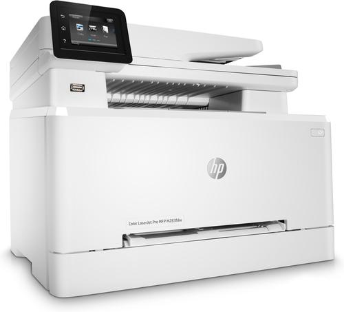 HP Color LaserJet Pro MFP M283fdw, Imprime, copia, escanea, envía fax, Impresión desde USB frontal