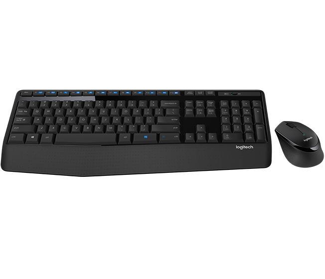 Logitech MK345 teclado Ratón incluido RF inalámbrico QWERTY Negro